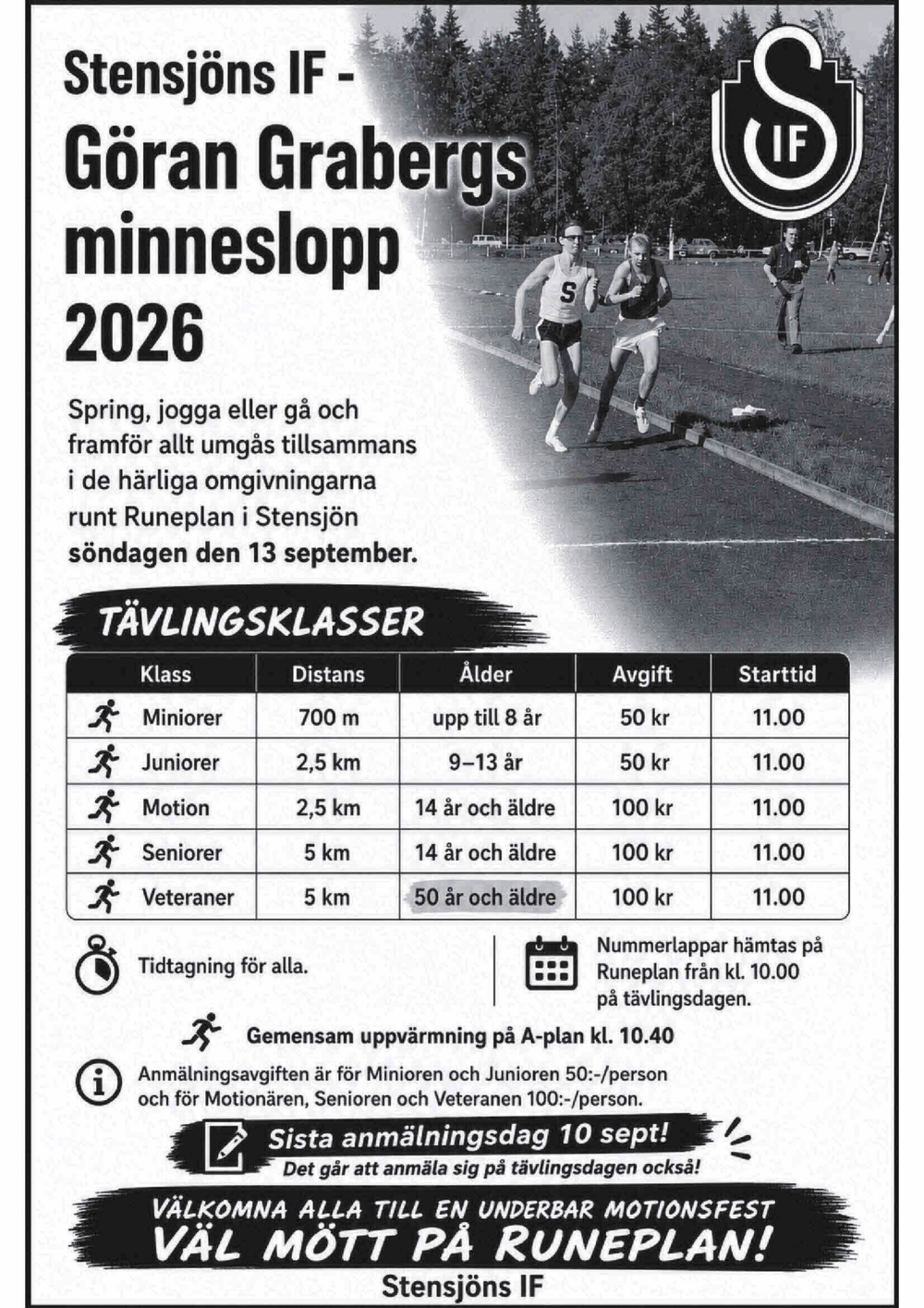 Göran Grabergs Minneslopp 2026